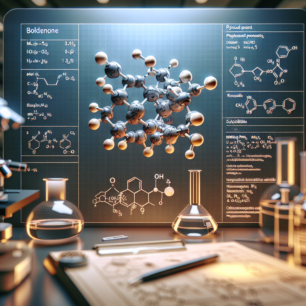 Studio sulle proprietà fisiche della Boldenone
