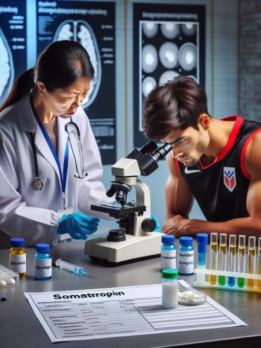 Il controllo antidoping alla ricerca di somatropina negli sportivi