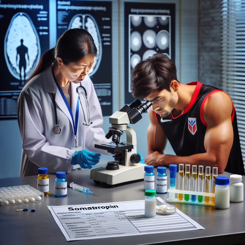 Il controllo antidoping alla ricerca di somatropina negli sportivi