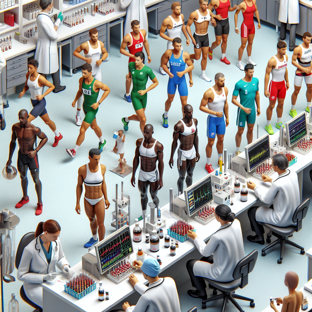 Il controllo antidoping alla ricerca di somatropina negli sportivi