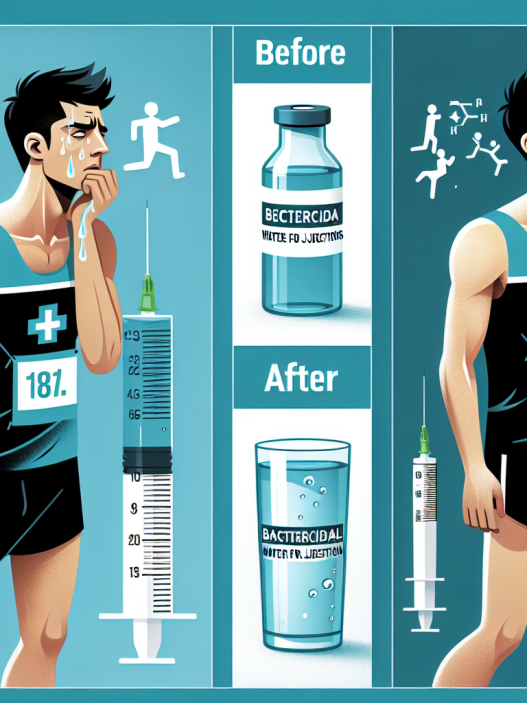 Gli effetti positivi dell'acqua battericida per iniezioni sull'atleta