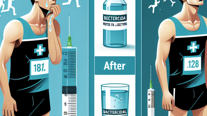 Gli effetti positivi dell'acqua battericida per iniezioni sull'atleta