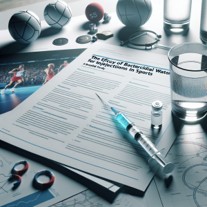 L'efficacia dell'acqua battericida per iniezioni nello sport: uno studio approfondito