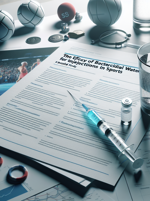 L'efficacia dell'acqua battericida per iniezioni nello sport: uno studio approfondito